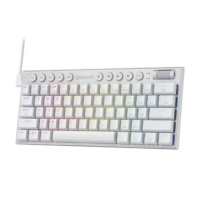 Picture of Redragon K632 HORUS Mini 60% RGB Wired Gaming Keyboard – White