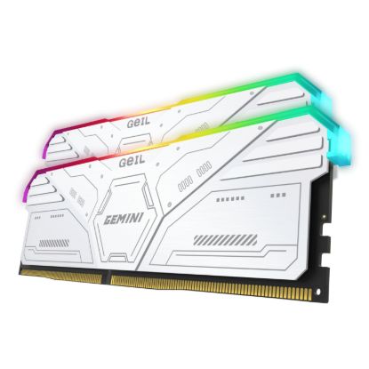 Picture of Geil Gemini RGB 32GB KIT(2X16GB) 6000MHz DDR5 Desktop Gaming Memory - Grey
