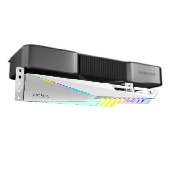 Picture of Antec Dagger ARGB GPU Support Bracket - White