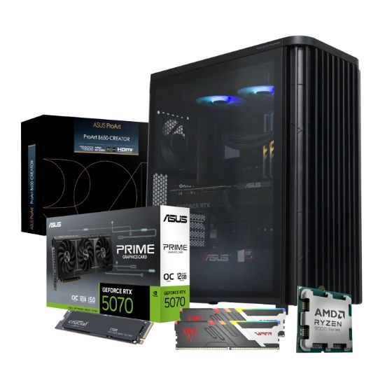 Picture of PCBuilder Ryzen 9 9900X MICHELANGELO Windows 11 Creator PC