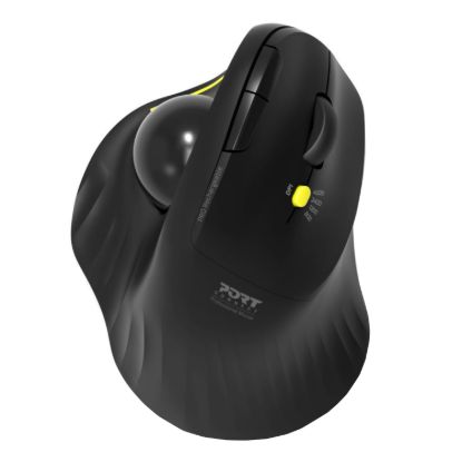 Picture of Port Connect Bluetooth + Wireless Rechargeable Ergonomic Trackball Mouse