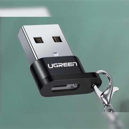 Picture of UGREEN USB A Male to USB Type-C Female Adapter (Black)