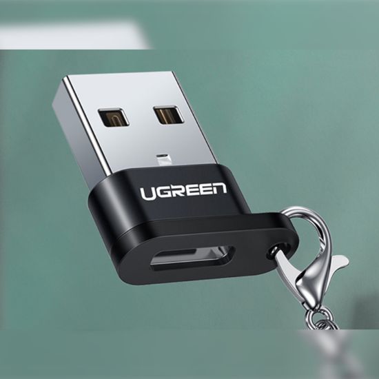 Picture of UGREEN USB A Male to USB Type-C Female Adapter (Black)