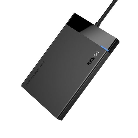 Picture of UGREEN USB 3.0 to 2.5” SATA Hard Drive Enclosure (Non-Detachable Cable)