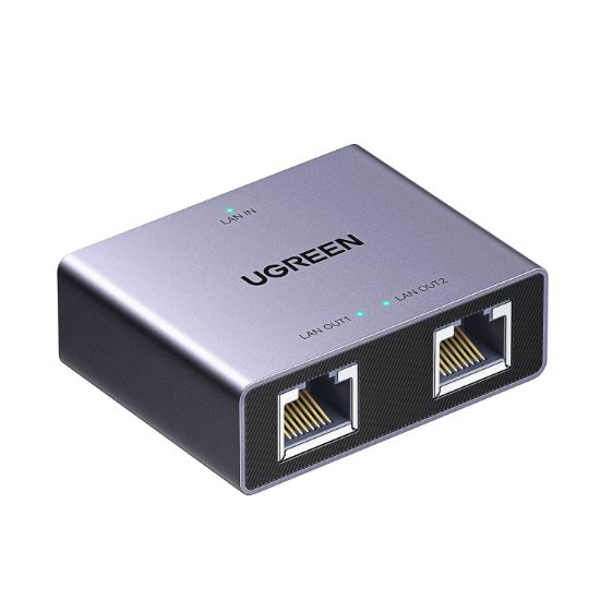 Picture of UGREEN 1-to-2 Gigabit Ethernet Splitter, 1000Mbps LAN Network Adapter