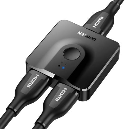 Picture of UGREEN CM217-50966 2-in-1 Bi-Directional 4K HDMI Switcher - Black