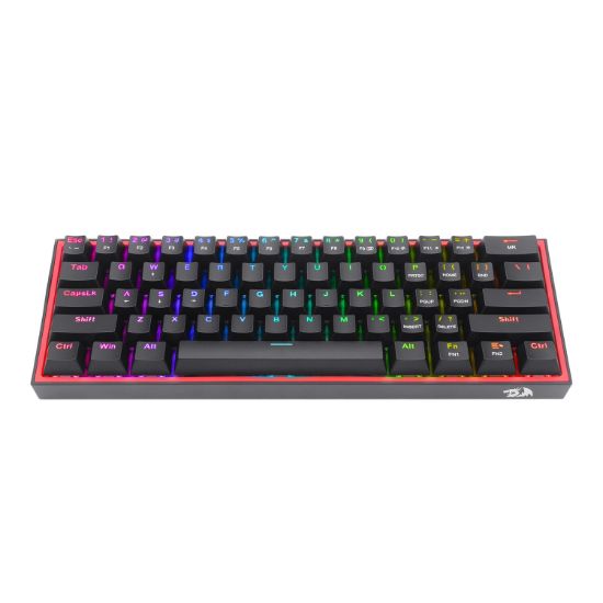 Picture of Redragon K617 FIZZ 60% Wired RGB Gaming Keyboard - Black