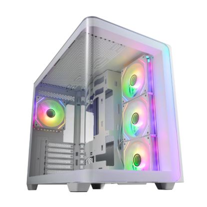 Picture of FSP M580 ARGB ATX Mid Tower Gaming Chassis - White