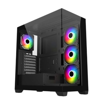 Picture of FSP M340 ARGB ATX Gaming Chassis - Black
