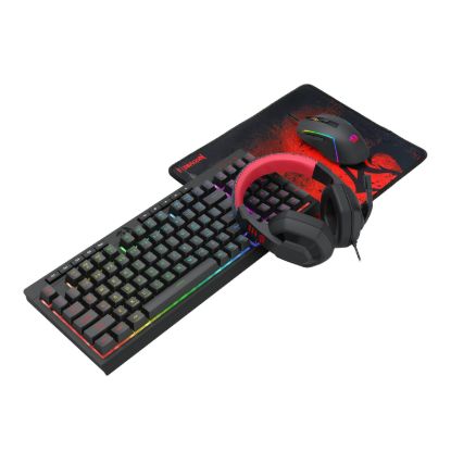 Picture of Redragon 4-in-1 Keyboard | Mouse | Mousepad | Headset Gaming Combo