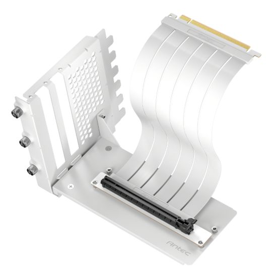Picture of Antec RTX40 PCIe4.0 Riser Cable Vertical Bracket Kit - White
