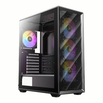 Picture of Antec AX85 ATX ARGB Mid-Tower Gaming Chassis - Black