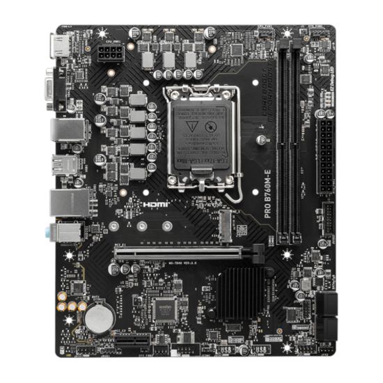 Picture of MSI B760M-E PRO DDR5 LGA1700 M-ATX Motherboard