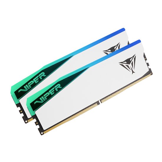 Picture of Patriot Viper Elite 5 RGB 32GB 6000MHz DDR5 Desktop Gaming Memory Kit - White