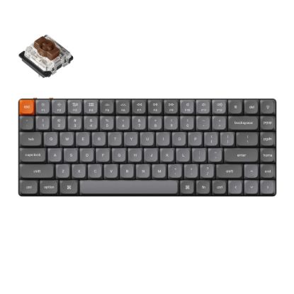 Picture of Keychron K3 Max QMK/VIA Wireless 75% Custom Mechanical Keyboard | BROWN Switches