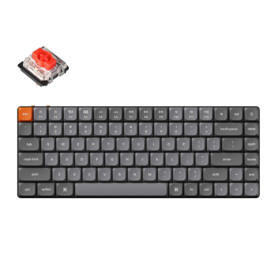 Picture of Keychron K3 Max QMK/VIA Wireless 75% Custom Mechanical Keyboard | RED Switches