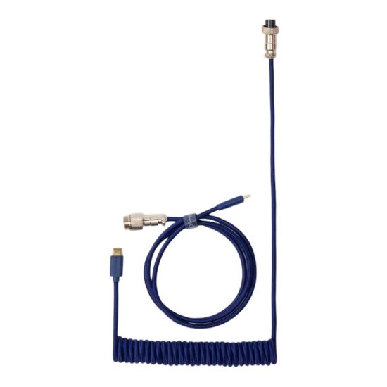 Picture of Keychron Coiled Aviator Blue Cable