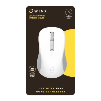 Picture of WINX CLICK Easy 1600DPI 2.4GHz Wireless Mouse - White