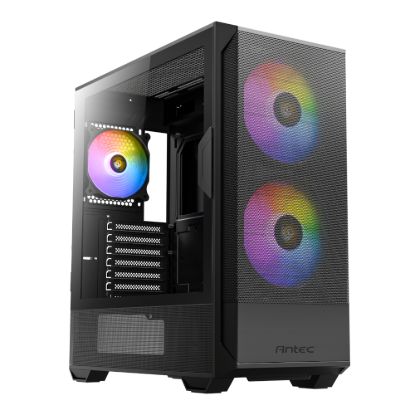 Picture of Antec NX416L ATX | Micro-ATX | ITX ARGB Mid-Tower Gaming Chassis - Black