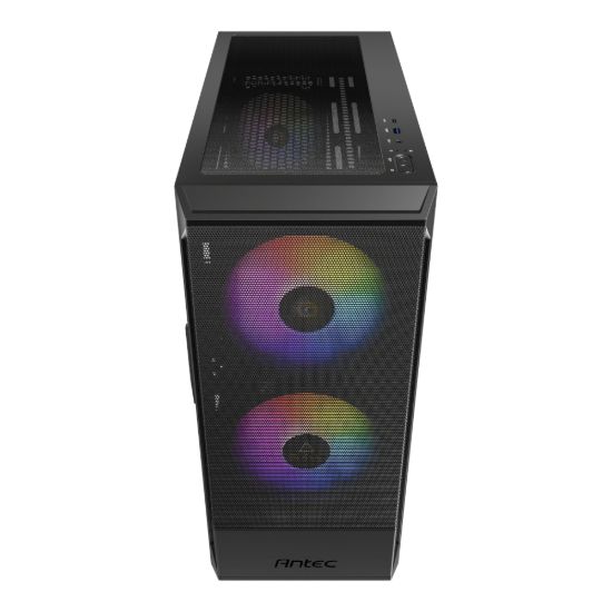 Picture of Antec NX416L ATX | Micro-ATX | ITX ARGB Mid-Tower Gaming Chassis - Black