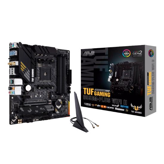 Picture of Asus TUF GAMING B550M-PLUS WIFI II mATX Gaming Motherboard