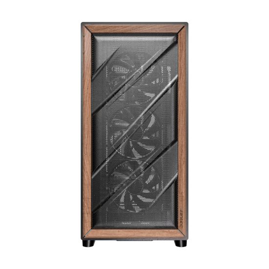 Picture of Antec FLUX ATX WOOD Mid Tower Gaming Chassis – Black