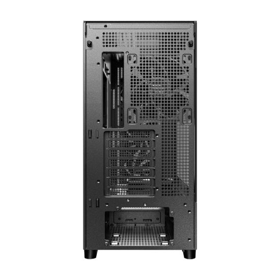 Picture of Antec FLUX ATX WOOD Mid Tower Gaming Chassis – Black