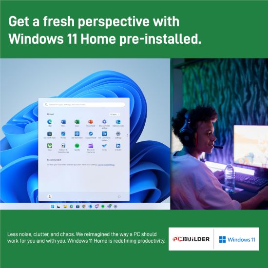 Picture of PCBuilder AMD Ryzen 7 5700G HOME MASTER Windows 11 Desktop PC