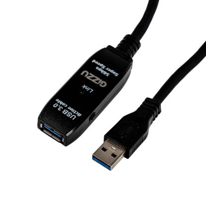 Picture of Gizzu USB 3.0 Active Extension Cable 5m - Black