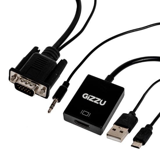 Picture of Gizzu 1080P VGA to HDMI Adapter with Audio