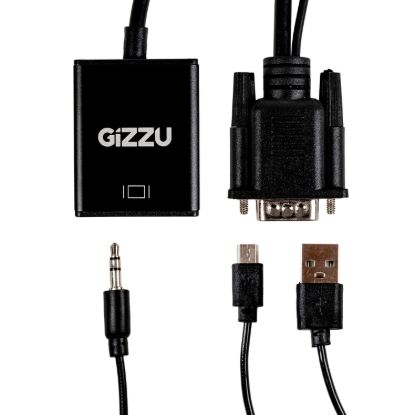 Picture of Gizzu 1080P VGA to HDMI Adapter with Audio