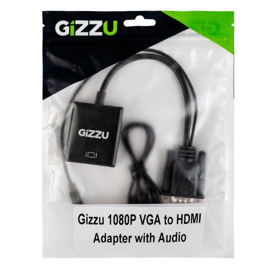 Picture of Gizzu 1080P VGA to HDMI Adapter with Audio