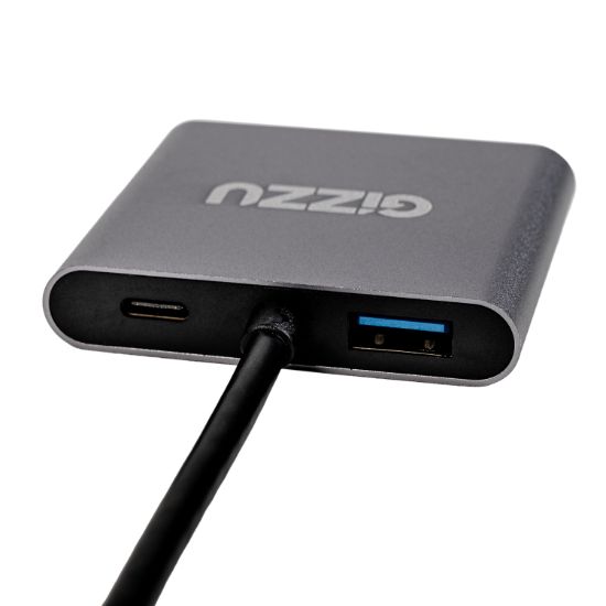 Picture of Gizzu 4-in-1 Type-C to Dual HDMI Hub