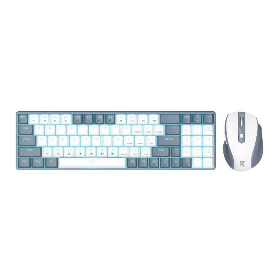 Picture of Redragon BS8772 Wireless Keyboard and Mouse Combo - Grey/White
