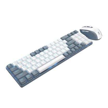 Picture of Redragon BS8772 Wireless Keyboard and Mouse Combo - Grey/White