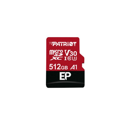 Picture of Patriot EP V30 A1 512GB Micro SDXC Card + Adapter