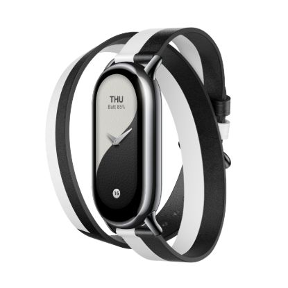 Picture of Xiaomi Smart Band 8 Double Wrap Strap - Black and white