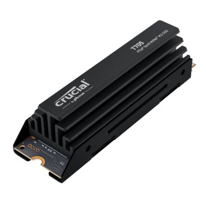 Picture of Crucial T705 4TB M.2 NVMe Gen5 with Heatsink NAND SSD