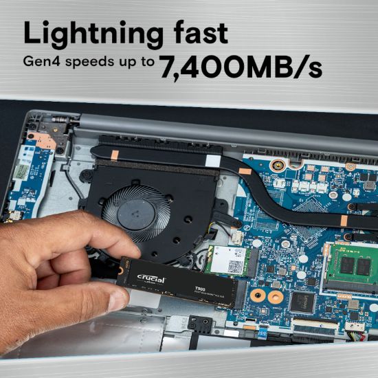 Picture of Crucial T500 1TB M.2 NVMe Gen4 NAND SSD