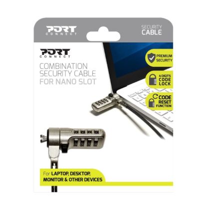 Picture of Port Connect Nano Slot Security Combination Cable