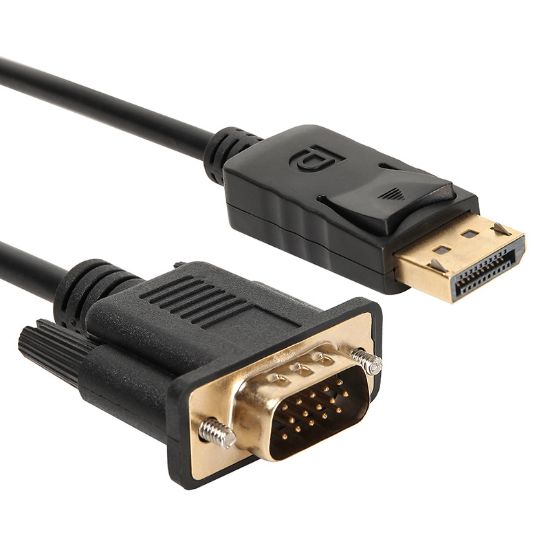 Picture of Gizzu 1080P DisplayPort to VGA Cable 1.8m Poly