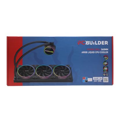 Picture of PCBuilder Hydro Chill 360MM AIO Liquid CPU Cooler ARGB