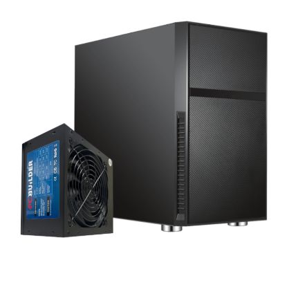 Picture of PCBuilder Black Box Micro-ATX Chassis + 300W PSU