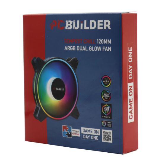 Picture of PCBuilder Tempest Chill 120MM ARGB Dual Glow Fan