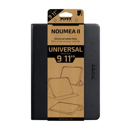 Picture of Port Designs Noumea II Universal 9/11" Tablet Folio – Black