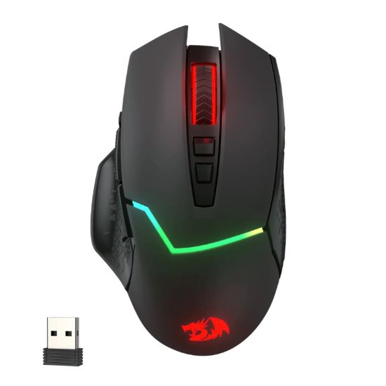 Picture of REDRAGON Mirage Pro 8000DPI RGB Wireless Gaming Mouse - Black