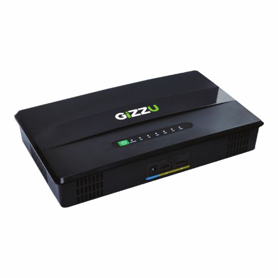 Picture of GIZZU 60W 69Wh 21600mAh Mini POE DC UPS LifePO4 - Black