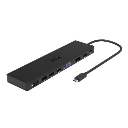 Picture of Port USB Type-C 1 x USB3.1|2 x USB 3.0|2 x USB 2.0|1 xHDMI-DP-VGA| Micro+SD Card Reader|1 x Mini DP|1 x RJ45|1 x Audio-Microphone| PD 100W -Black