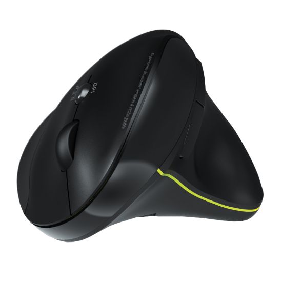 Picture of Port Connect Wireless Rechargeable Ergonoc Mouse Bluetooth- Black