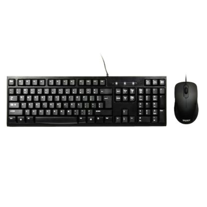 Picture of Port Design COMBO Wired Mouse + Keyboard - Black